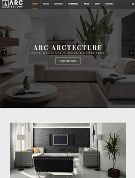 Arctecture - Interior Design WordPress Theme