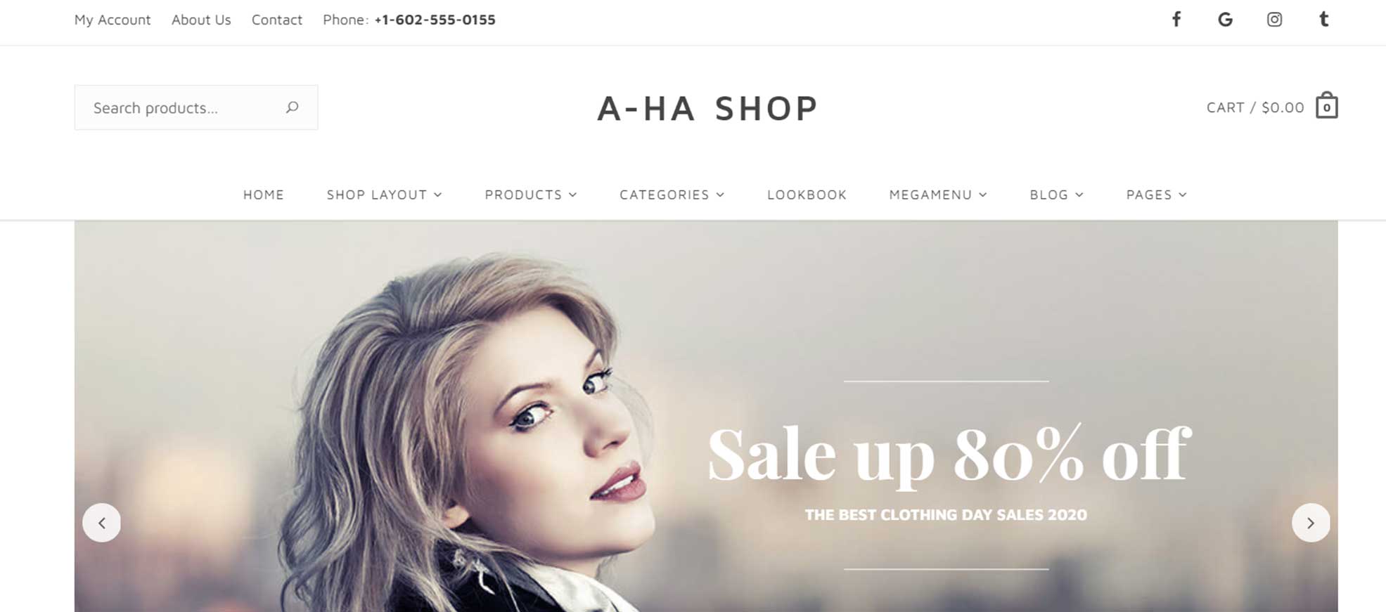 Aha - Shop WordPress Theme for Fashion Clothing Store