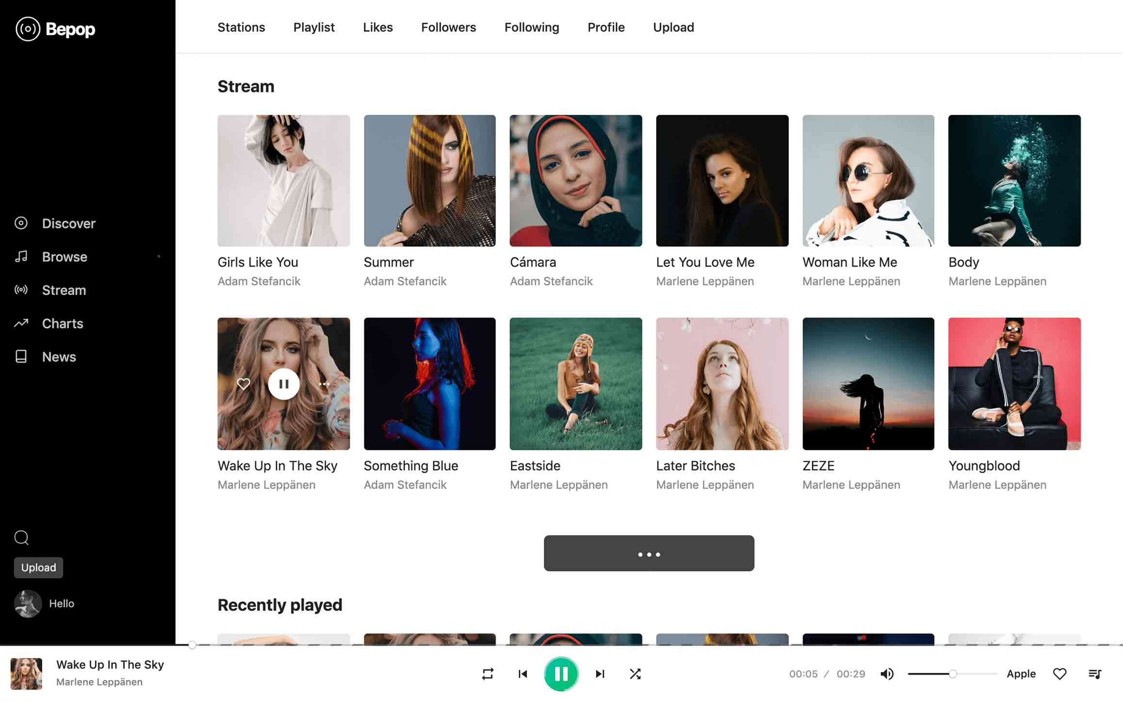 Bepop - Non-stop Music WordPress Theme