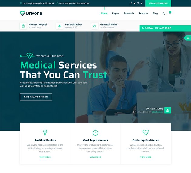 brivona-medical-health-and-hospital-wordpress-theme