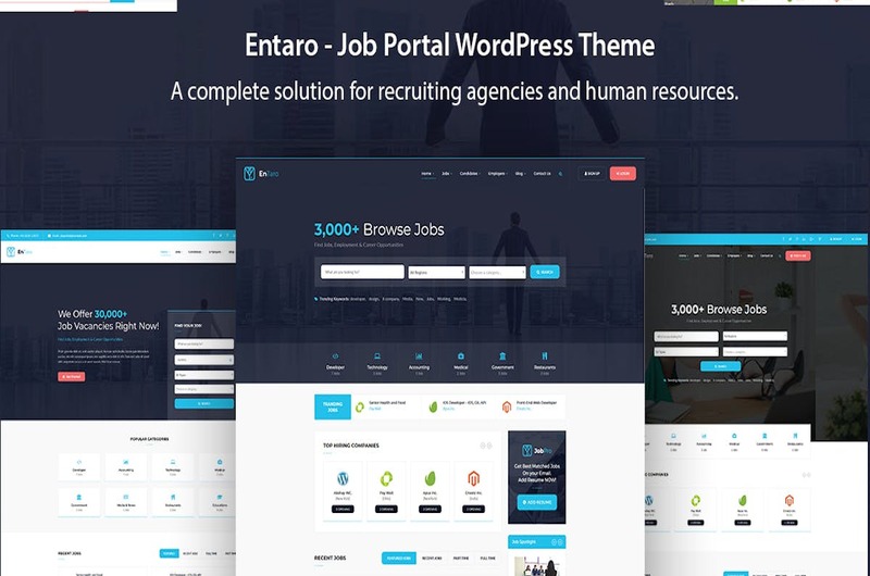 entaro-job-portal-wordpress-theme