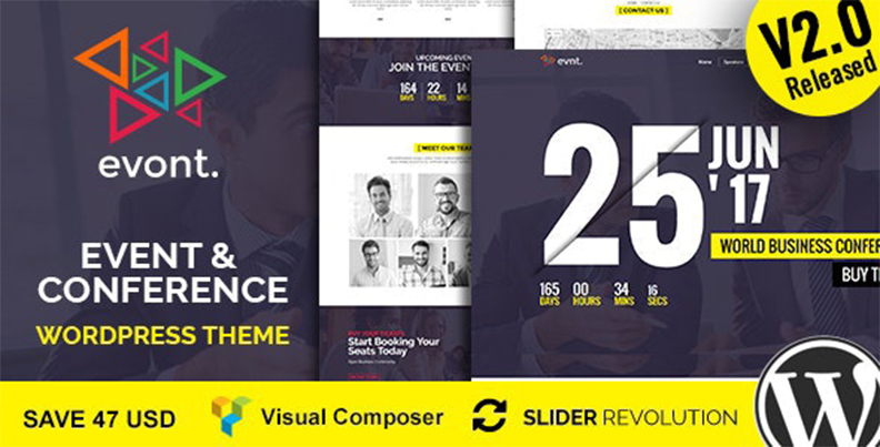 Evont - Event and Conference WordPress Theme
