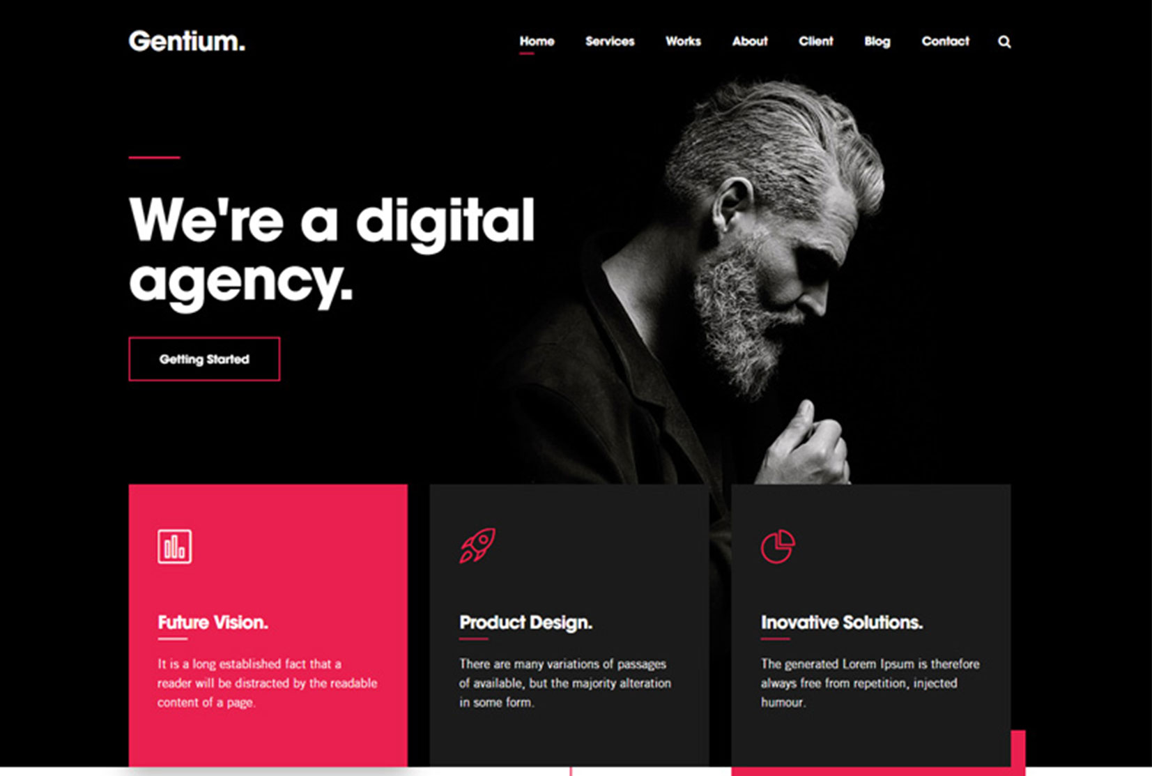 Gentium – A Creative Digital Agency WordPress Theme