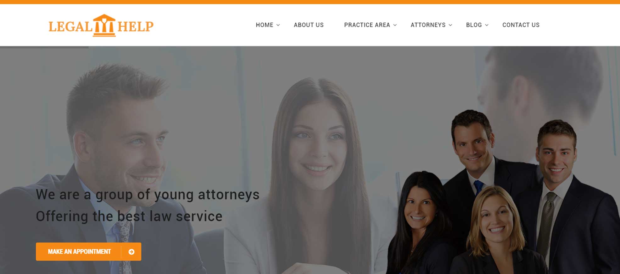 Legal Help - Law Firm WordPress Theme
