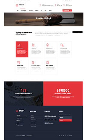 Mastor - Law Firm WordPress Theme