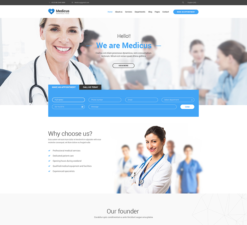 medicus-clinic-wp-theme