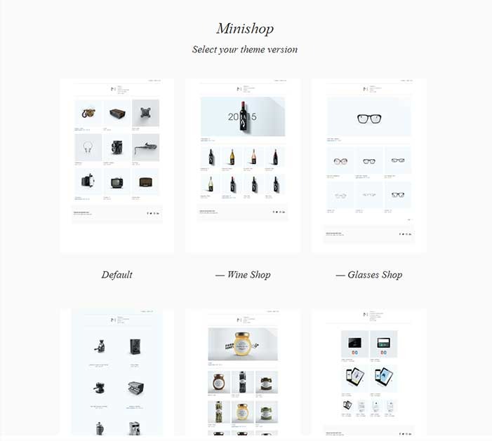 Minishop - Multipurpose, Minimal, eCommerce, Marketplace WordPress Theme