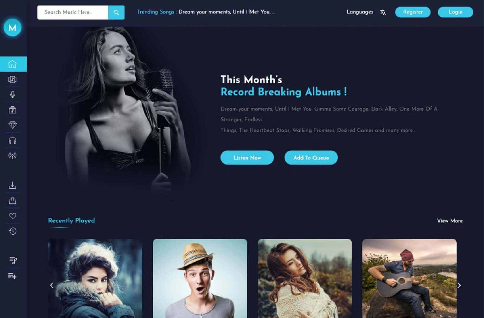 Miraculous - Online Music Store WordPress Theme