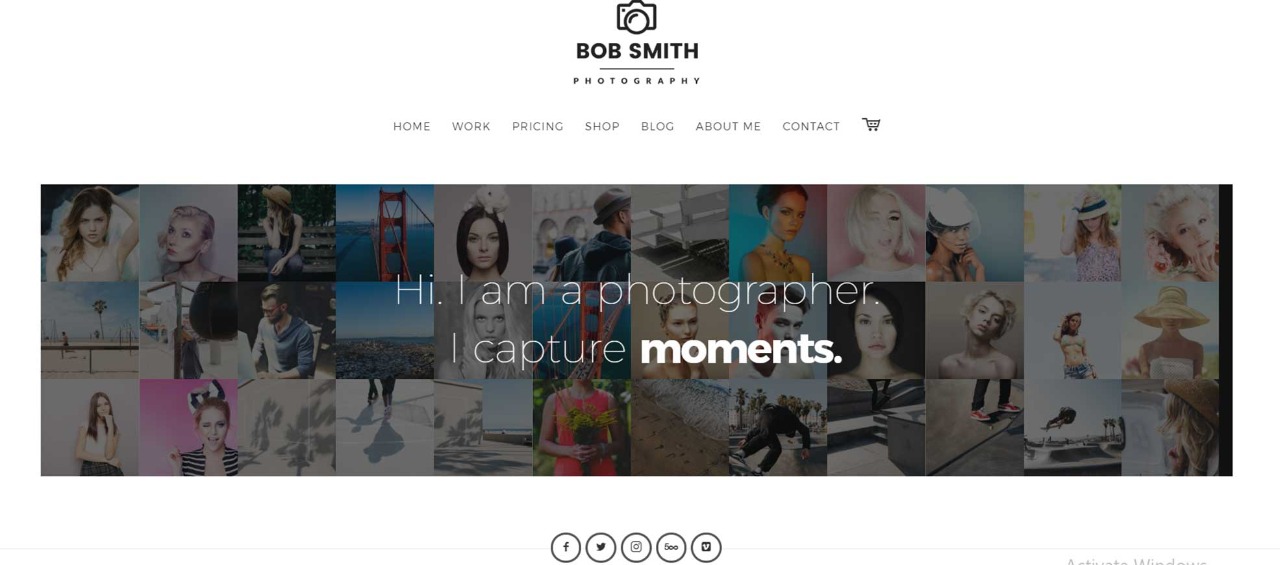 Photographer WordPress Theme