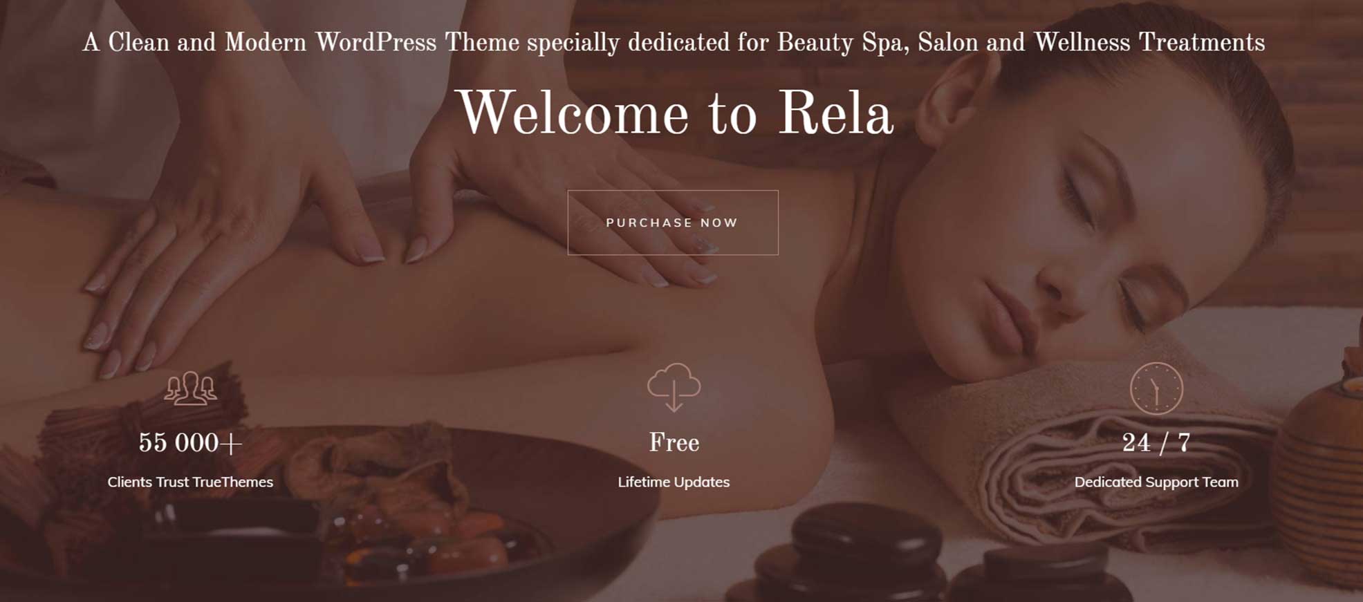 Rela Spa - Massage Salon WordPress