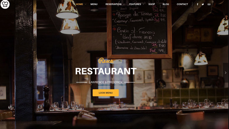 Resca – Restaurant WordPress Theme