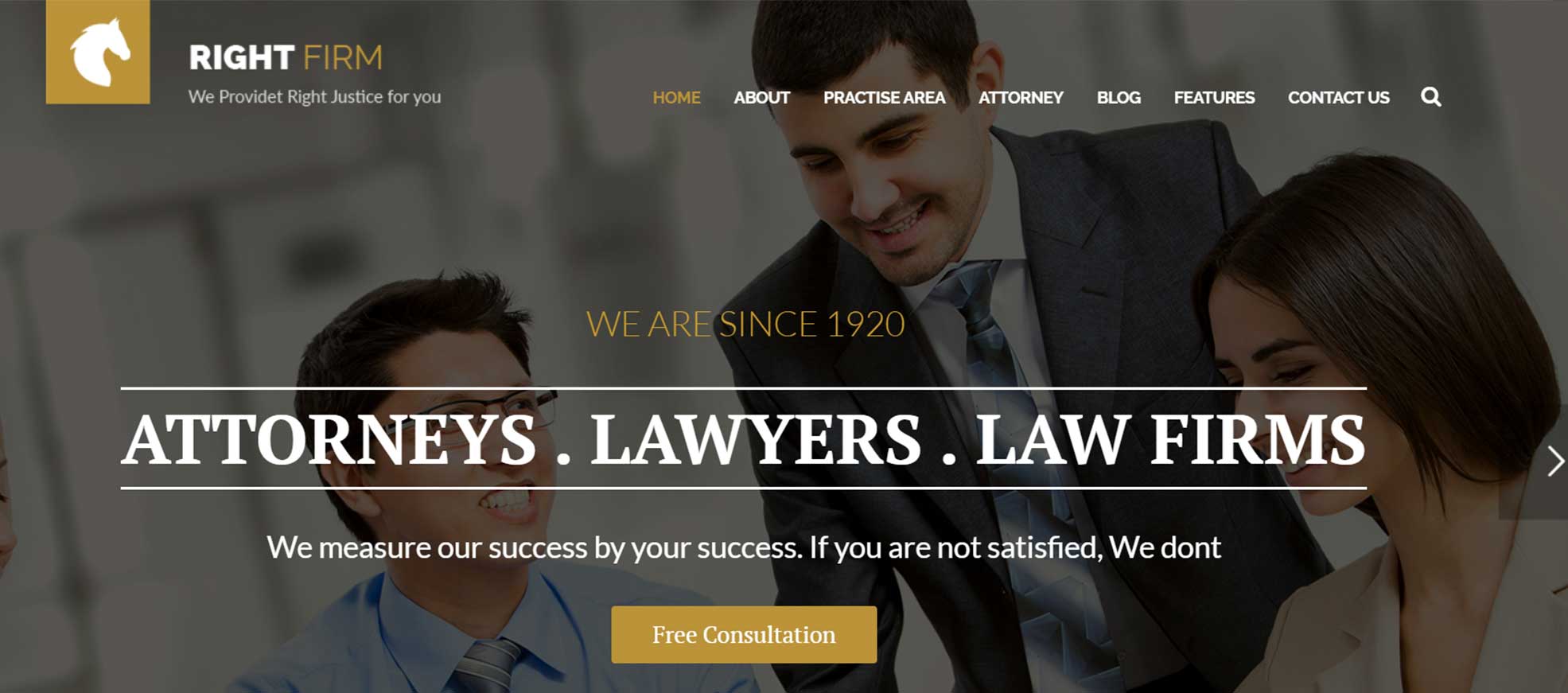 Right Firm - Law Firm WordPress Theme