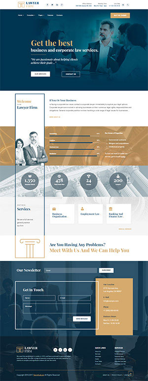 The Lawyer - Law Firm WordPress Theme