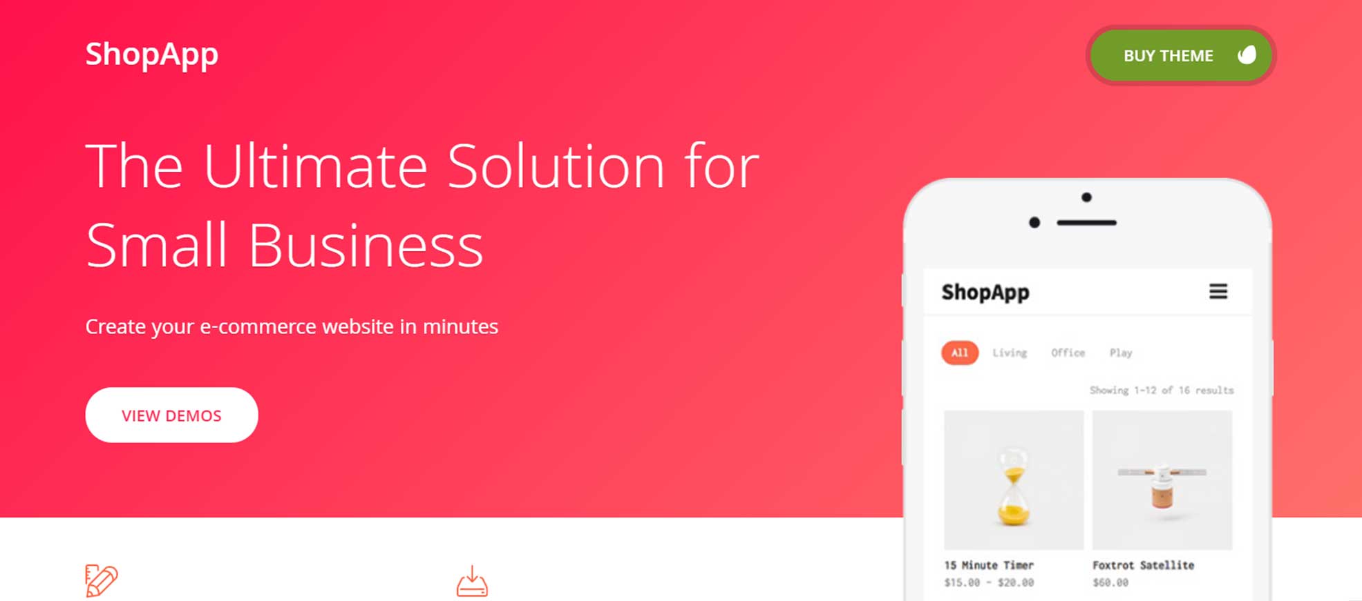 ShopApp - WordPress Theme for Small Business