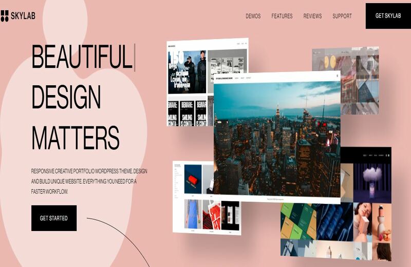 Skylab - Responsive Creative Portfolio WordPress Theme