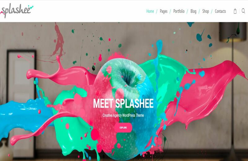 Splashee - Creative Agency WordPress Theme
