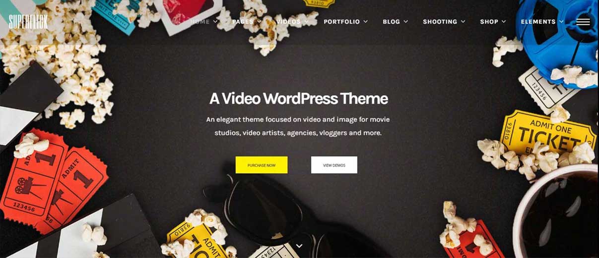 Superflick - An Elegant Video Oriented WordPress Theme